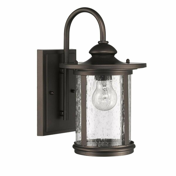Supershine 16 in. Lighting Cole Transitional 1 Light Rubbed Bronze Outdoor Wall Sconce - Rubbed Bronze SU2827524
